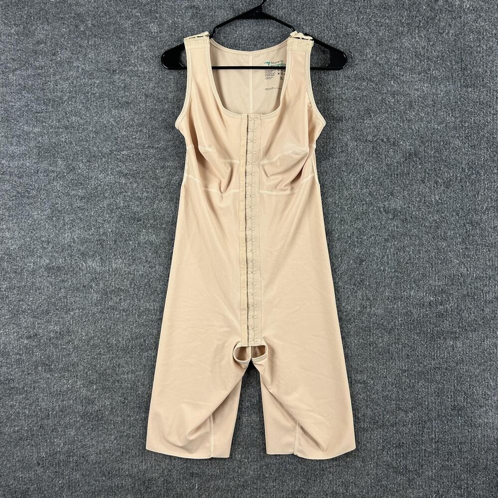 Marena Recovery Shapewear XL Beige Mid Thigh Body Suit Compression Tummy Girdle